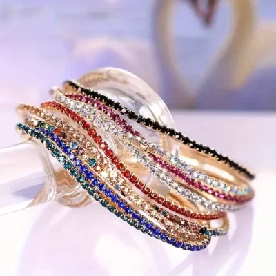 bratara Tenis eleganta placata cu argint